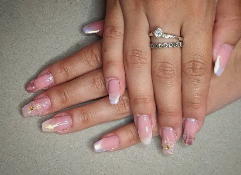 Sea themed nail